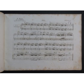 LOUIS N. Les Paquerettes Piano 4 mains ca1840