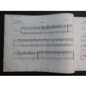 LOUIS N. Les Paquerettes Piano 4 mains ca1840