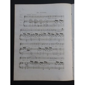 GOULÉ Jacques Nicolas Mes Souvenirs Chant Piano ou Harpe ca1810