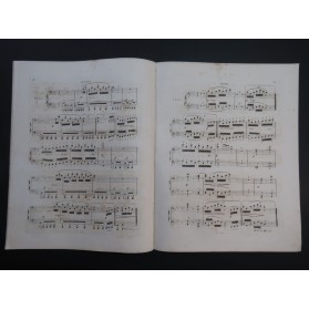 BEETHOVEN Trois Marches op 45 Piano 4 mains ca1860