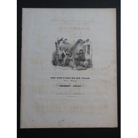 BÉRAT Frédéric Rien n'est si beau que mon village Chant Piano ca1830