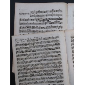 HAYDN Jospeh Ouverture Concert de Bach et Abel Clavecin Violon ca1800