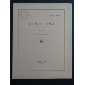 TOMASI Henri Concertino Piano Flûte