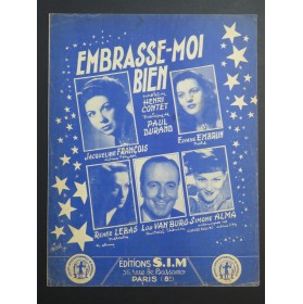 DURAND Paul Embrasse-moi bien Chant Piano 1952