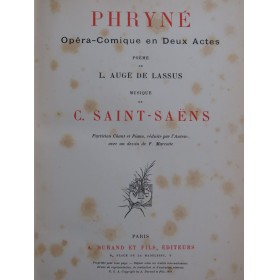 SAINT-SAËNS Camille Phryné BERLIOZ Hector Roméo et Juliette XIXe