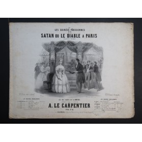 DOCHE A. Satan ou Le Diable à Paris Piano 4 mains ca1845