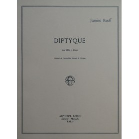 RUEFF Jeanine Diptyque Piano Flûte