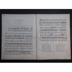 LIS Charles Le Pêcheur Chant Piano ou Harpe ca1820