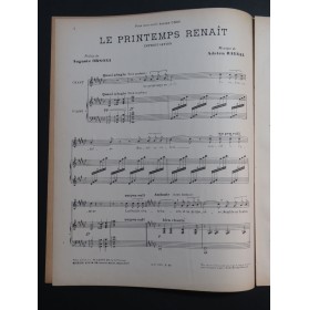 Raynal Adrien Le Printemps Renaît Chant Piano