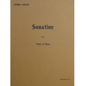 SANCAN Pierre Sonatine Piano Flûte 1956