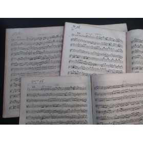 PICHL Vaclav Tre Quartetti op 12 Flûte Violon Alto ca1788