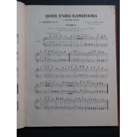 CONCONE J. BERTINI H. HELLER S. Etudes Piano XIXe