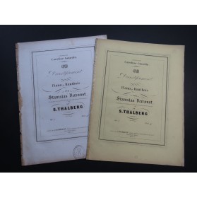 THALBERG S. VERROUST S. Grand Divertissement op 7 Piano Hautbois ca1845