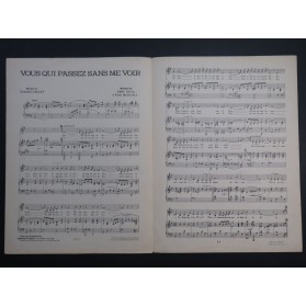 HESS John MISRAKI Paul Vous qui passez sans me voir Chant Piano 1937