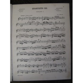 MOZART Wolfgang Amadeus Quatuors Intégrale Violon Alto Violoncelle