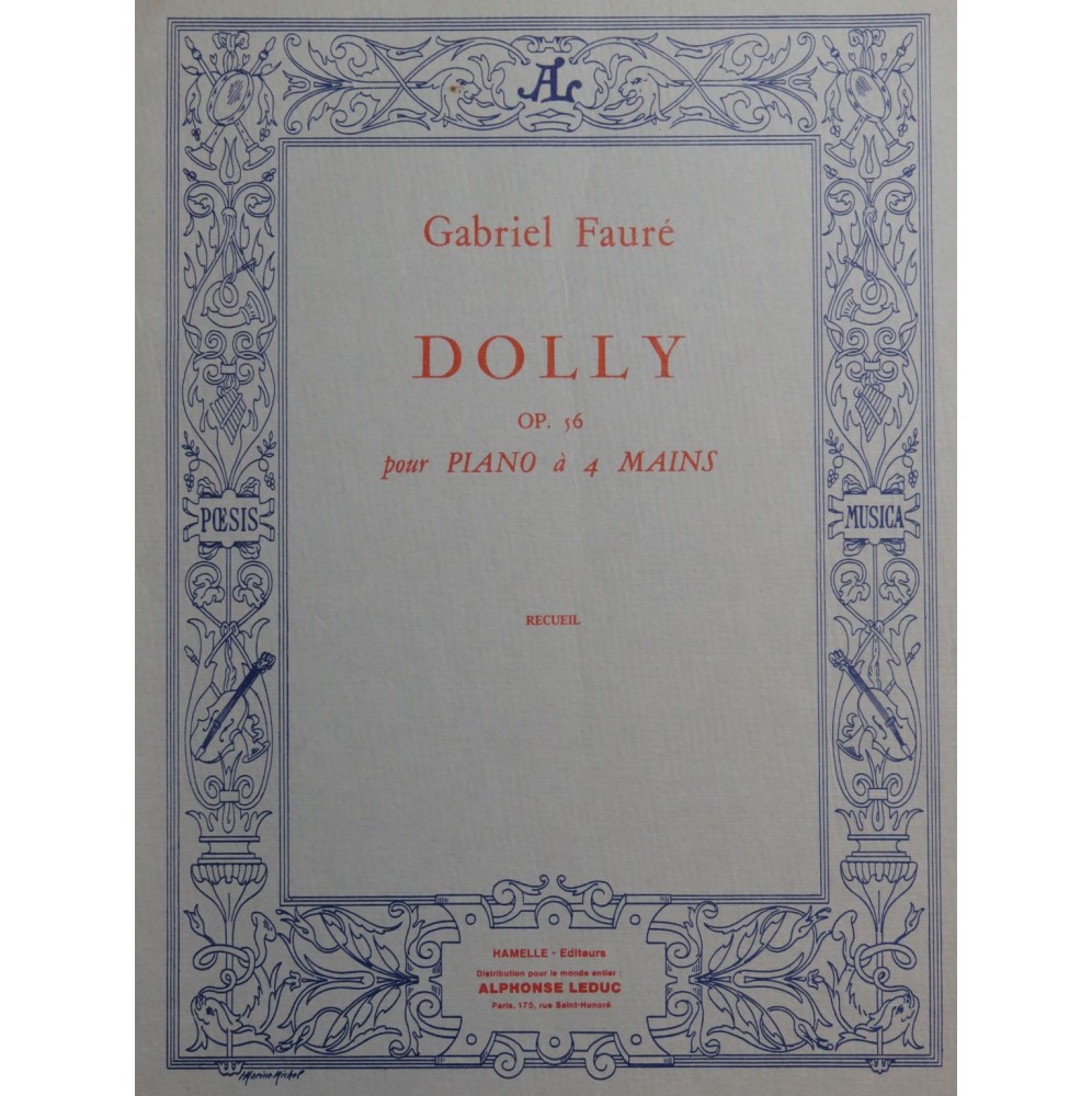 FAURÉ Gabriel Dolly op 56 Piano 4 mains