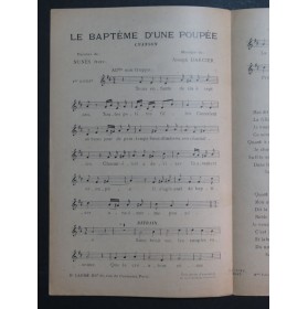 Le Baptème d'une Poupée Joseph Darcier Chant