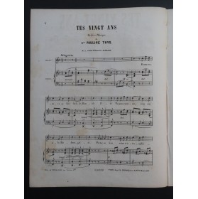 THYS Pauline Tes Vingt ans Chant Piano ca1860