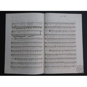 D'ALVIMARE Martin Pierre L'Ombre de Marguerite Chant Guitare ca1820