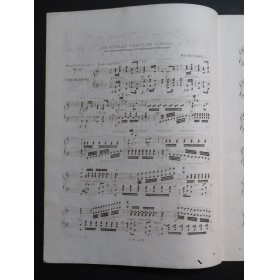 HERZ Henri Variations sur La Dernière Valse de Weber op 51 Piano 1830