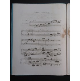 THALBERG Grande Fantaisie sur Norma Bellini op 12 Piano ca1835