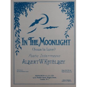 KETÈLBEY Albert W. In the Moonlight Piano 1919