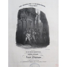 CLAPISSON Louis Les Coupeurs d'Aumonières Chant Piano ca1840