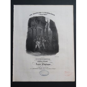 CLAPISSON Louis Les Coupeurs d'Aumonières Chant Piano ca1840