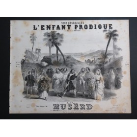 MUSARD L'Enfant Prodigue Quadrille No 1 Piano ca1853