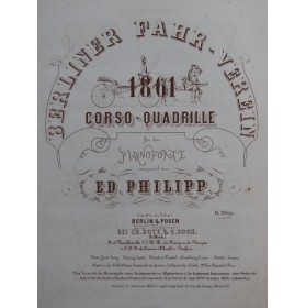 PHILIPP Ed. Corso-Quadrille Piano 1861