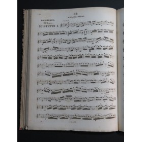 BOCCHERINI Luigi Quintetti op 37 et 47 Violons Altos Violoncelle ca1815