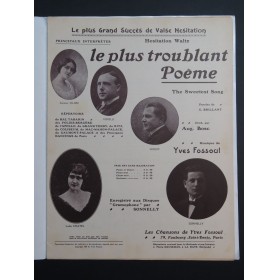 FOSSOUKL Yves Le plus troublant poème Chant Piano 1920