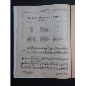 FOSSOUKL Yves Le plus troublant poème Chant Piano 1920