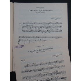 ROUSSEL Albert Andante et Scherzo op 51 Piano Flûte 1970