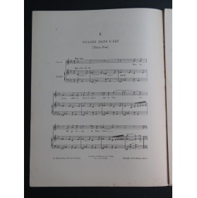 FABRE Gabriel Poème de Jade Nuages dans l'eau Chant Piano 1908