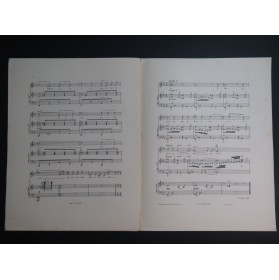 FABRE Gabriel Poème de Jade Nuages dans l'eau Chant Piano 1908