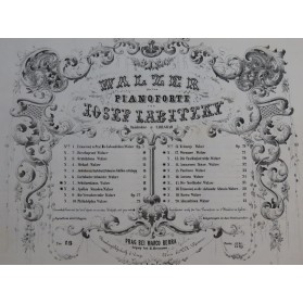 LABITZKY Joseph Aurora Walzer op 34 Piano ca1837