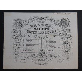 LABITZKY Joseph Aurora Walzer op 34 Piano ca1837