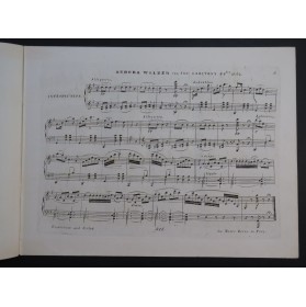 LABITZKY Joseph Aurora Walzer op 34 Piano ca1837