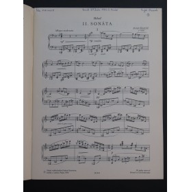 REZÁC Ivan Sonate No 2 Piano 1960