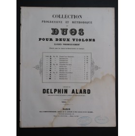 ALARD Delphin Duo No 11 pour deux Violons ca1850