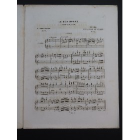 GOETSCHY J. Le Bon Homme Piano 4 mains ca1840