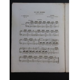 GOETSCHY J. Le Bon Homme Piano 4 mains ca1840