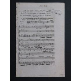 SPONTINI Gaspard Milton No 5 Chant Guitare ou Lyre ca1810