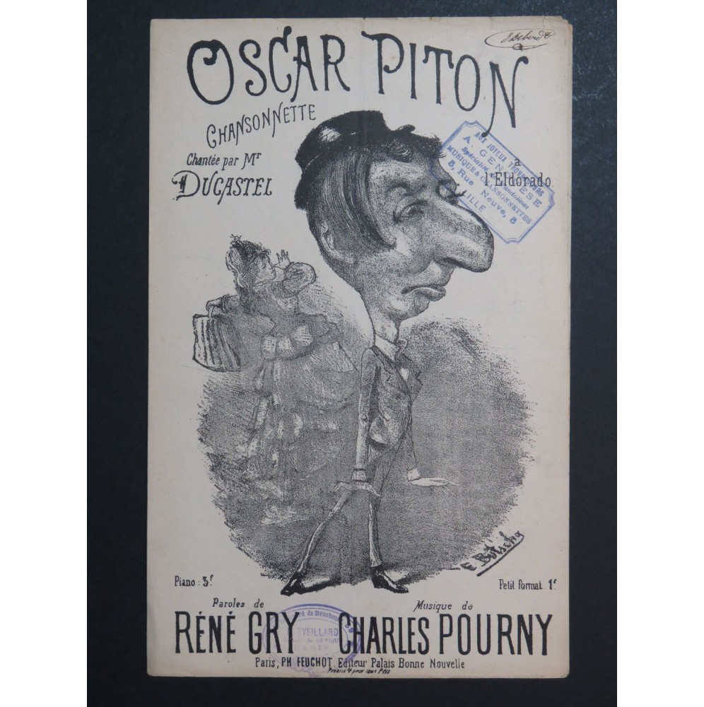 Oscar Piton Charles Pourny Chant XIXe