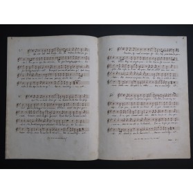 ROUGET DE LISLE Hymne des Marseillais Manuscrit Chant Piano XIXe