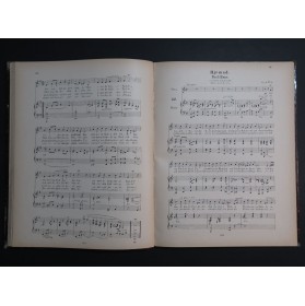 KJERULF Halfdan Sanger och Visor Band I Chant Piano 1877