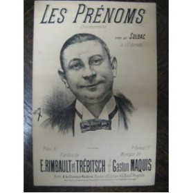 MAQUIS Gaston Les Prénoms Chant