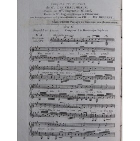 GAVEAUX Pierre Monsieur Deschalumeaux No 4 Chant Guitare ca1810