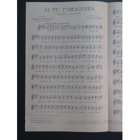 Si tu t'imagines Fillette Joseph Kosma Chant 1951